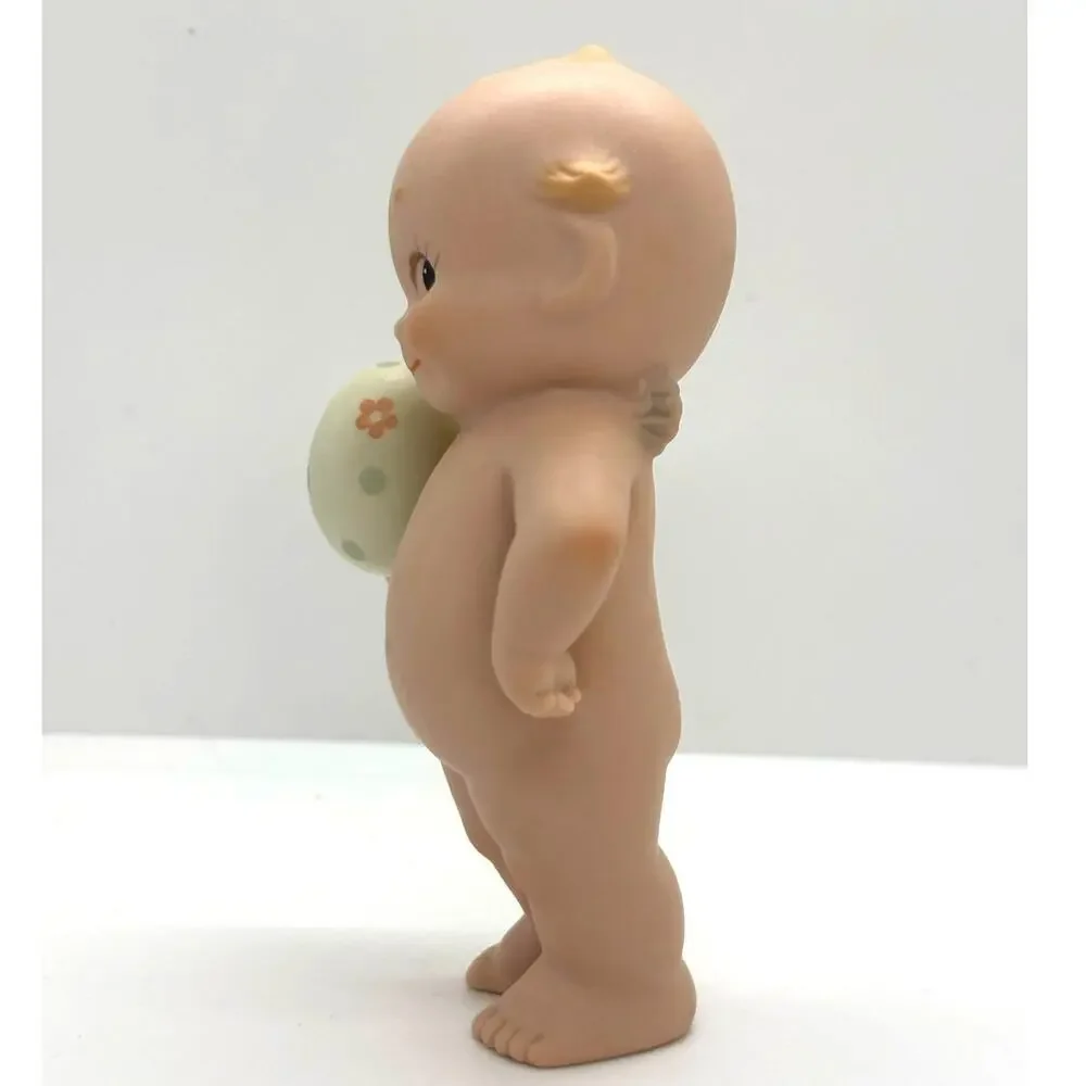 VTG 1992 Jesco/Enesco Rose O'Neill Porcelain Kewpie Doll Figurine, Easter Egg